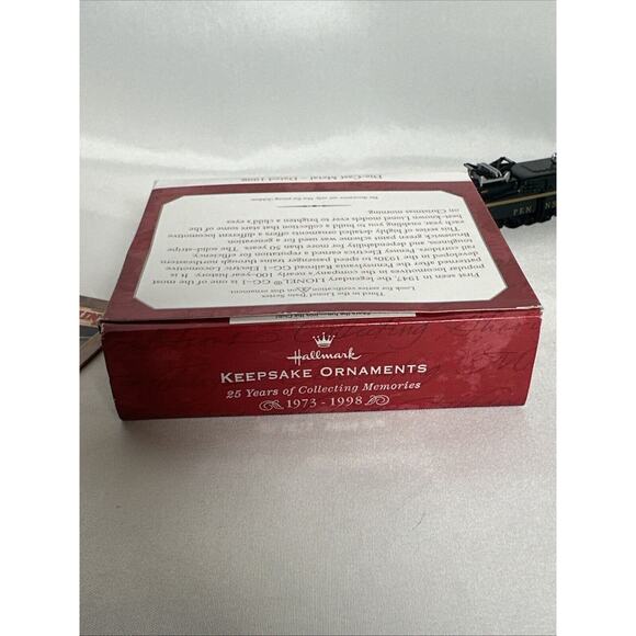 Hallmark Keepsake Ornament Pennsylvania GG-1 Locomotive 1998 QX6346 Collector #3 - Picture 4 of 5
